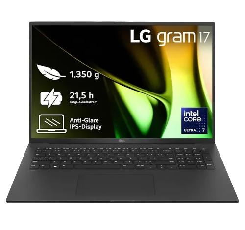 LG Gram 17 RTX Intel Core Ultra 7 Series 2 laptop