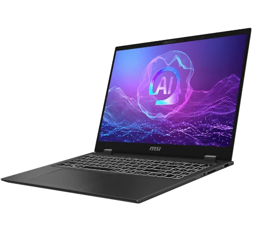 MSI Prestige 16 AI+ Evo Intel Core Ultra 7 Series 2 laptop