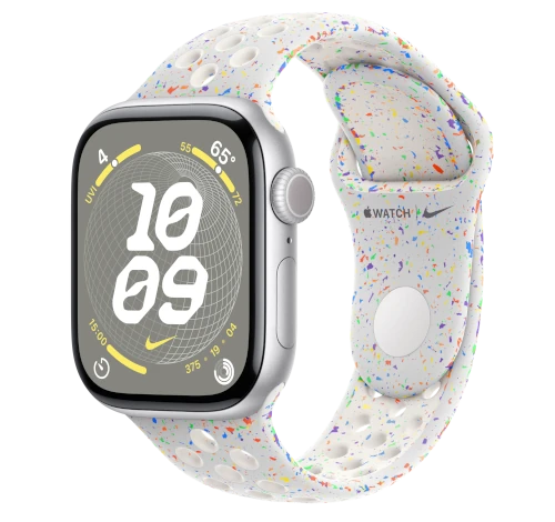 Apple Watch Series 10 42mm Silver Aluminum Case w/ Apple OEM Band A2997 GPS Only smartwatch