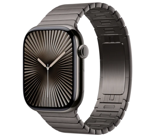 Apple Watch Series 10 46mm Slate Titanium Case w/ Link Bracelet A3003 GPS Cellular smartwatch