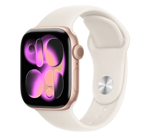 Apple Watch Series 11 42mm Rose Gold Aluminum w/Apple OEM Band GPS Only smartwatch