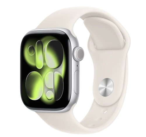 Apple Watch Series 11 42mm Silver Aluminum w/ Apple OEM Band GPS Only smartwatch